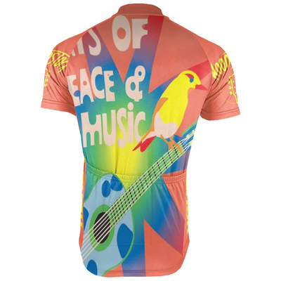 Customized Woodstock Wanna Ride Men's Cycling Jersey Short Sleeve