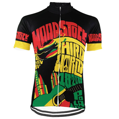 Customized Woodstock Wanna Ride Men's Cycling Jersey Short Sleeve