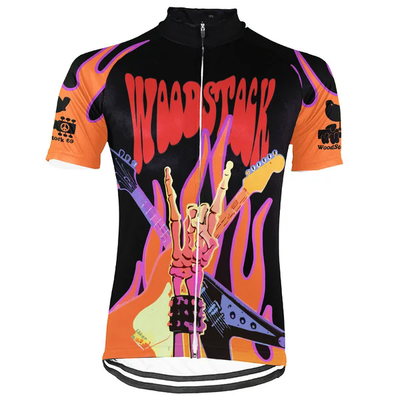 Customized Woodstock Wanna Ride Men's Cycling Jersey Short Sleeve