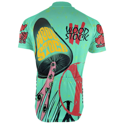 Customized Woodstock Wanna Ride Men's Cycling Jersey Short Sleeve