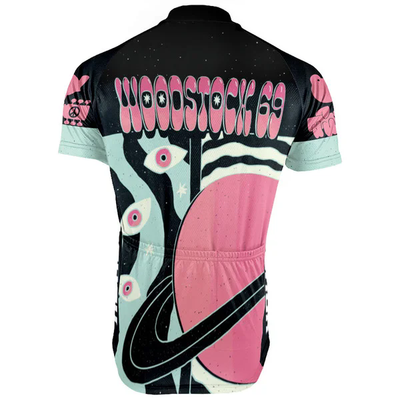 Customized Woodstock Wanna Ride Men's Cycling Jersey Short Sleeve