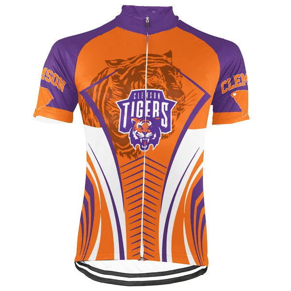 Customized Tigers Men's Cycling Jersey Short Sleeve