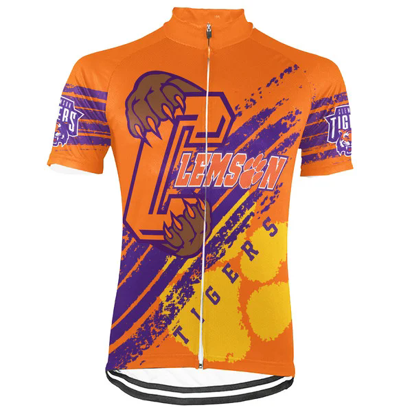 Customized Tigers Men's Cycling Jersey Short Sleeve