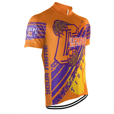 Customized Tigers Men's Cycling Jersey Short Sleeve