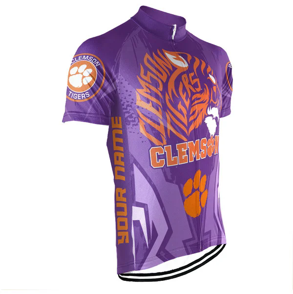 Customized Tigers Men's Cycling Jersey Short Sleeve