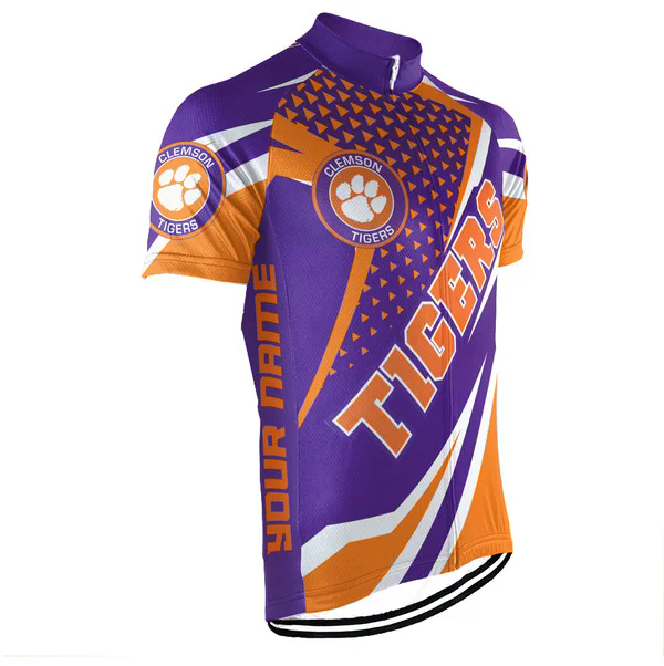 Customized Tigers Men's Cycling Jersey Short Sleeve