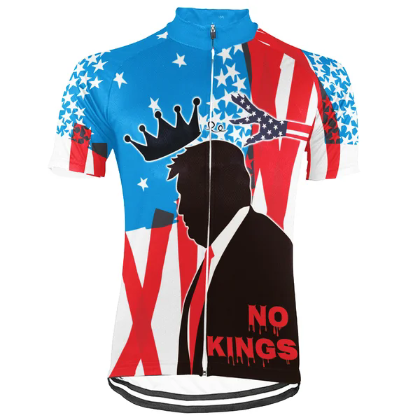 Customized No Kings Men's Cycling Jersey Short Sleeve