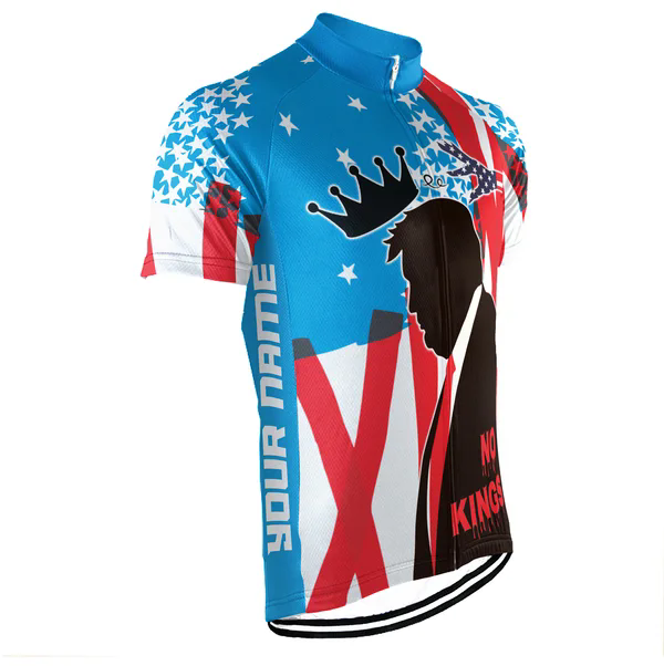 Customized No Kings Men's Cycling Jersey Short Sleeve
