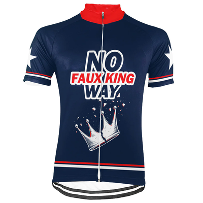 Customized No Kings Men's Cycling Jersey Short Sleeve