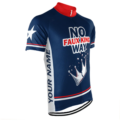 Customized No Kings Men's Cycling Jersey Short Sleeve