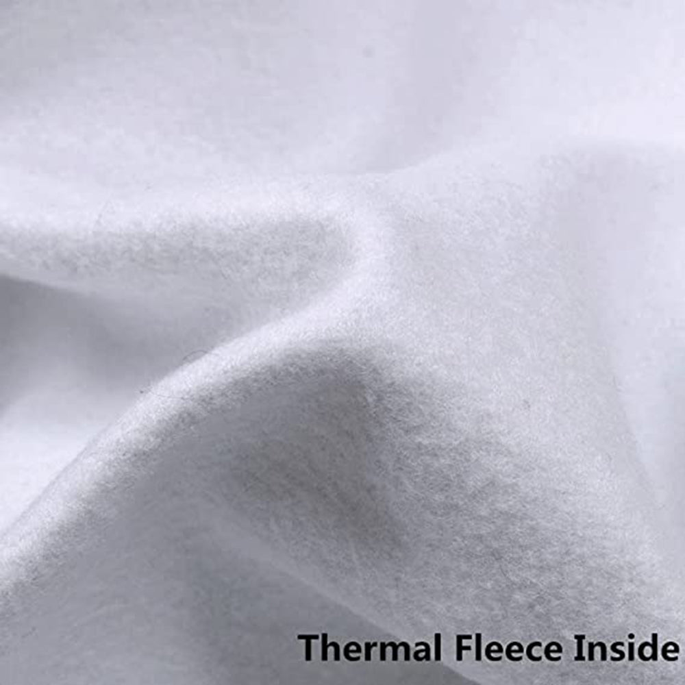 Customized Vegan Men's Winter Thermal Fleece Cycling Jersey Long Sleeve