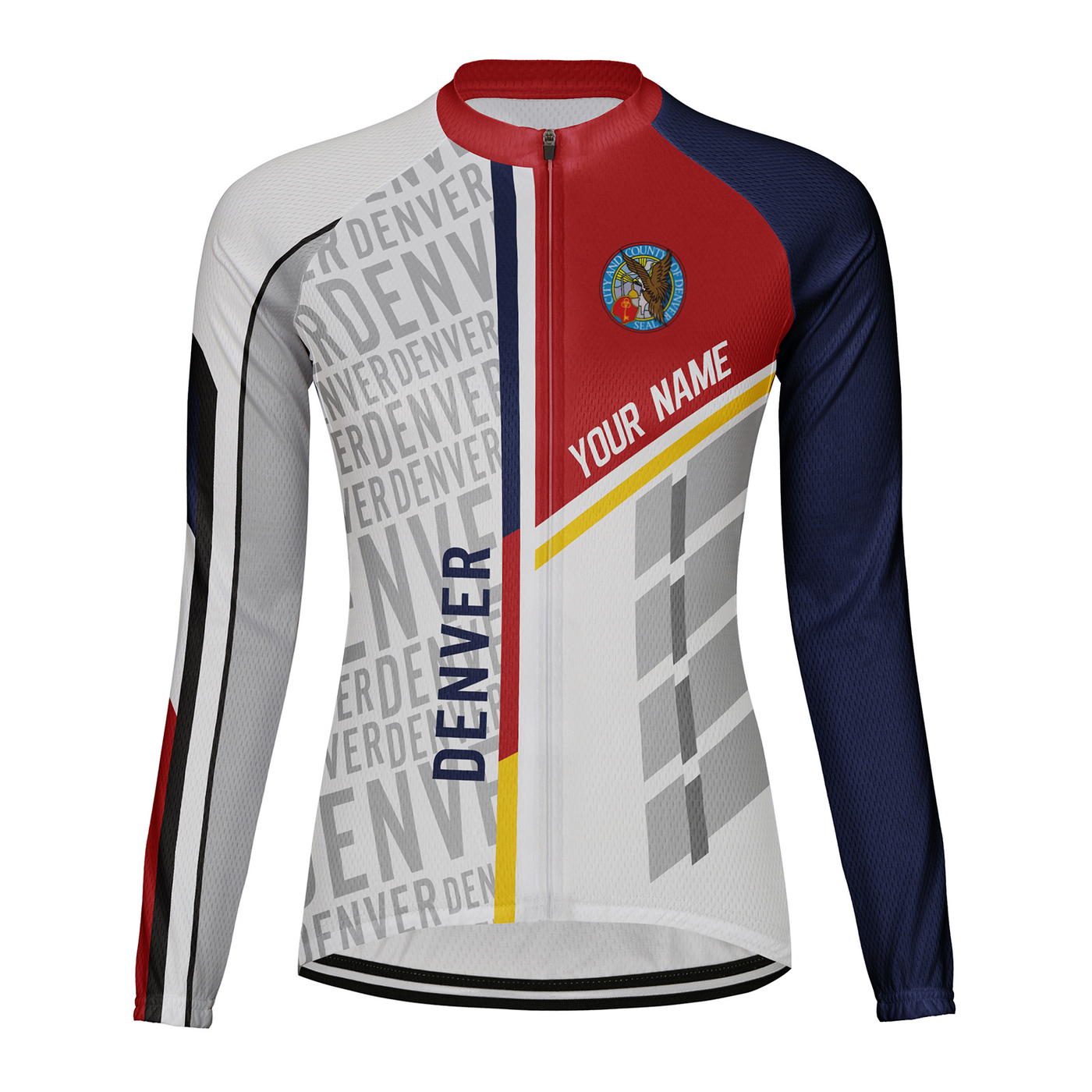 Customized Denver Women's Cycling Jersey Long Sleeve