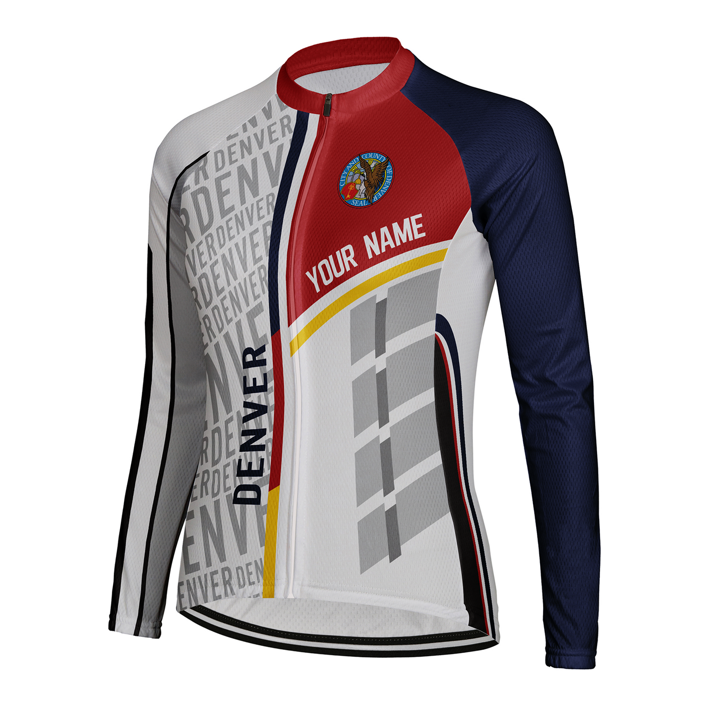 Customized Denver Women's Cycling Jersey Long Sleeve