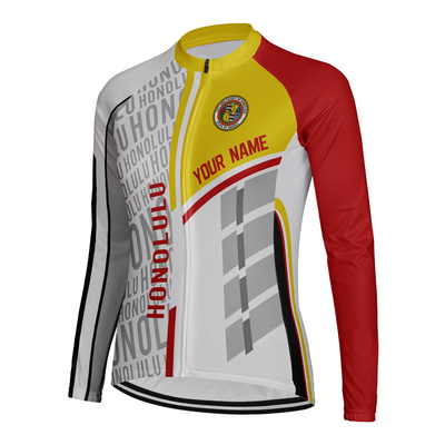 Customized Honolulu Women's Cycling Jersey Long Sleeve