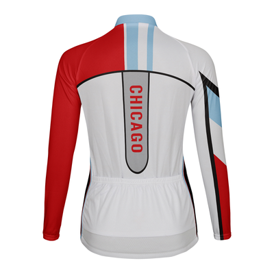 Customized Chicago Women's Cycling Jersey Long Sleeve