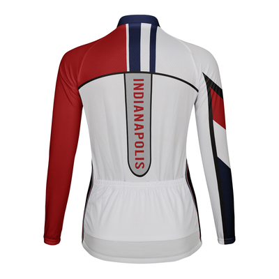 Customized Indianapolis Women's Cycling Jersey Long Sleeve