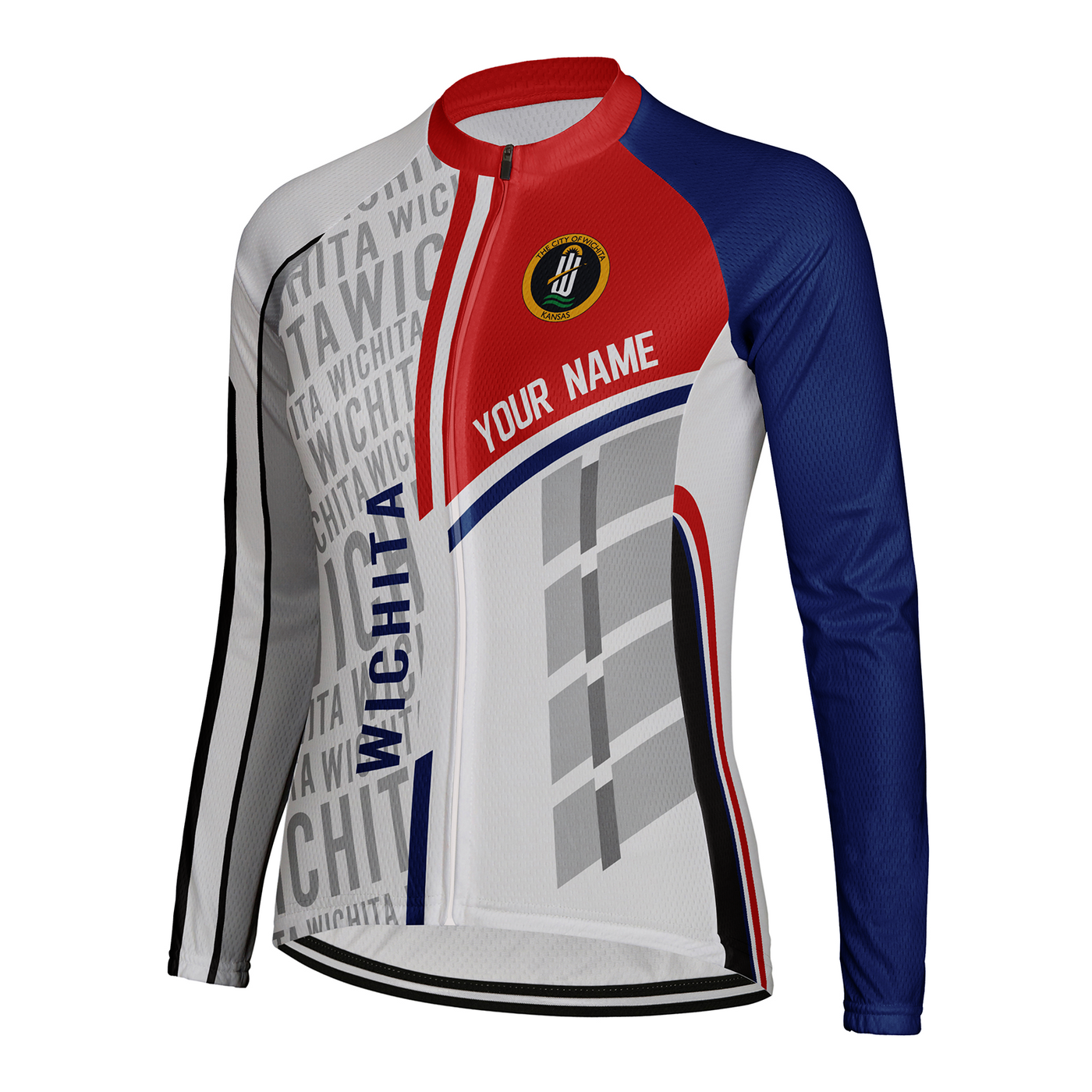 Customized Wichita Women's Cycling Jersey Long Sleeve