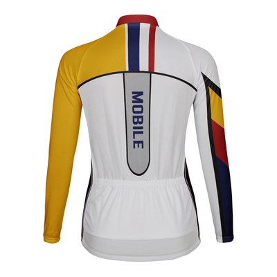 Customized Mobile Women's Cycling Jersey Long Sleeve