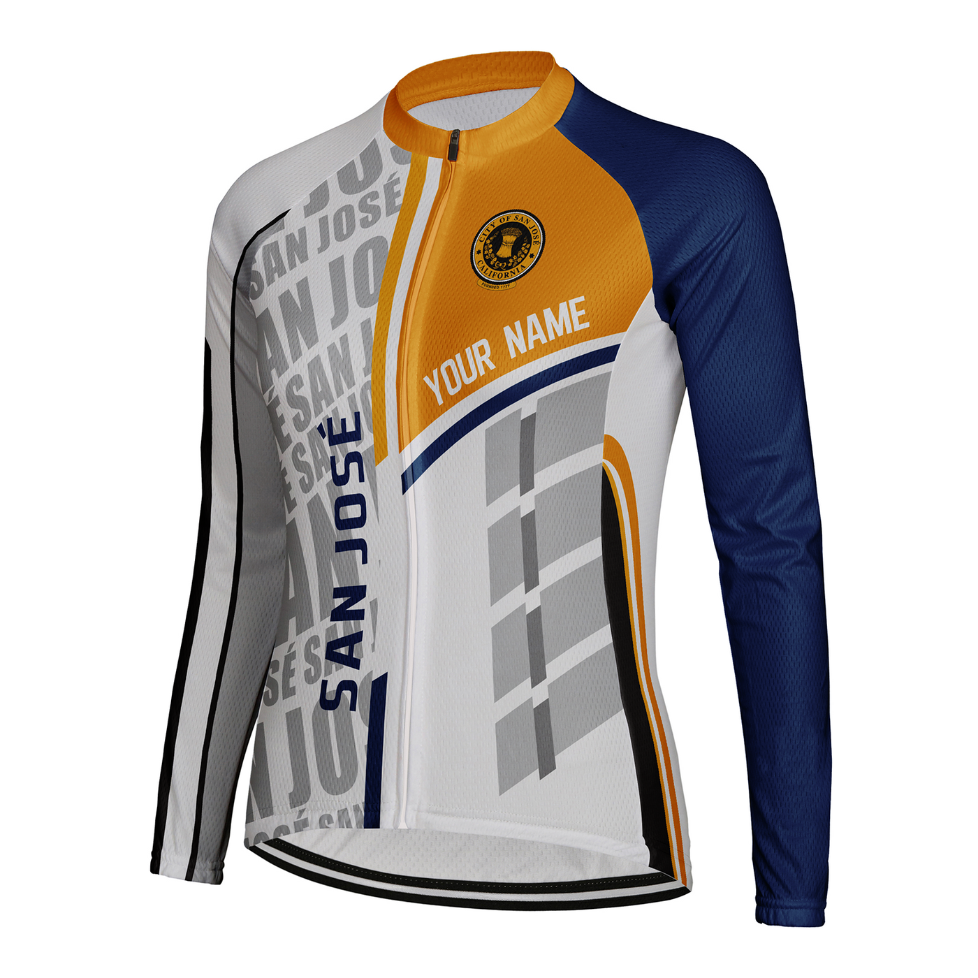 Customized San José Women's Cycling Jersey Long Sleeve