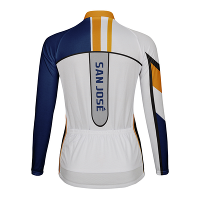 Customized San José Women's Cycling Jersey Long Sleeve