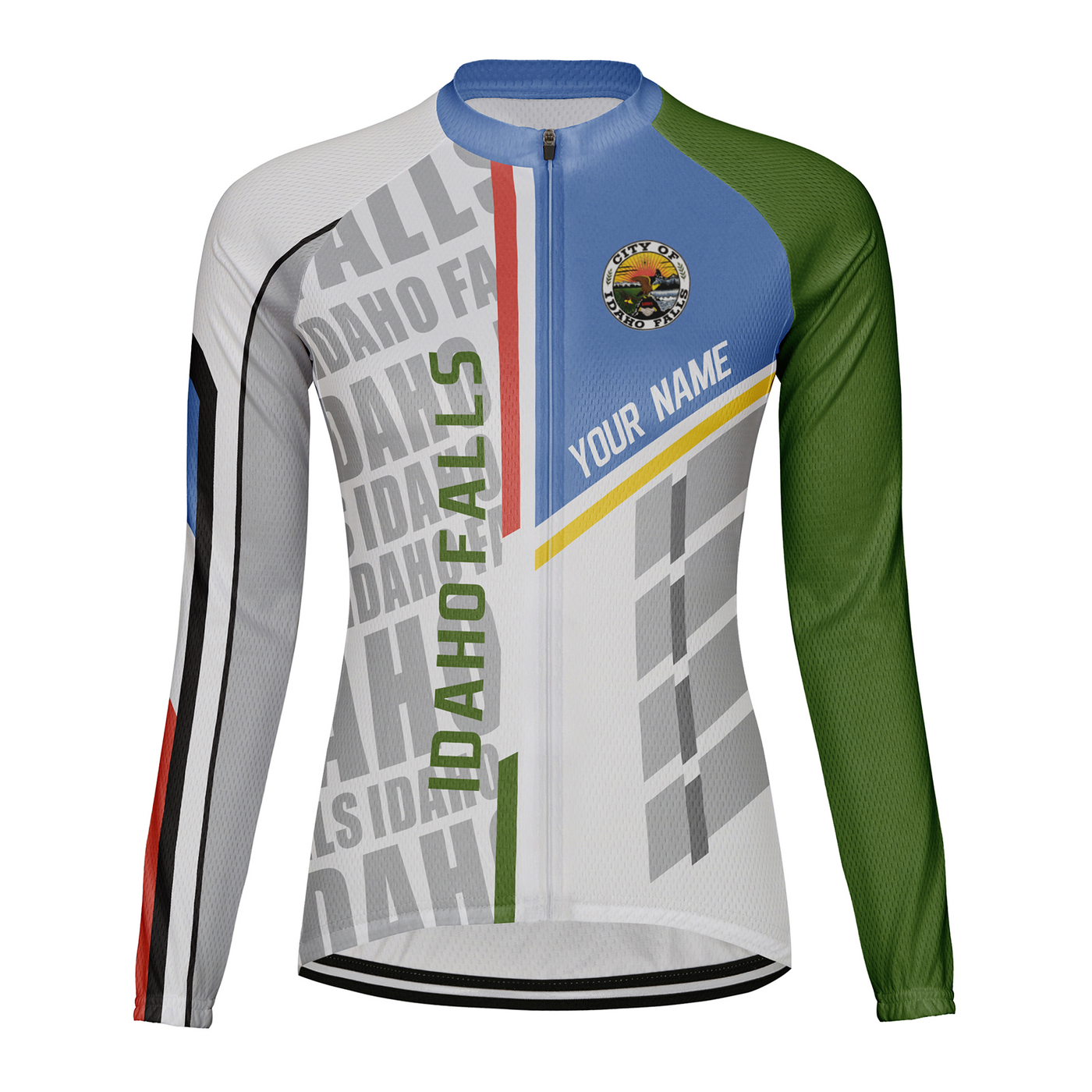 Customized Idaho Falls Women's Cycling Jersey Long Sleeve