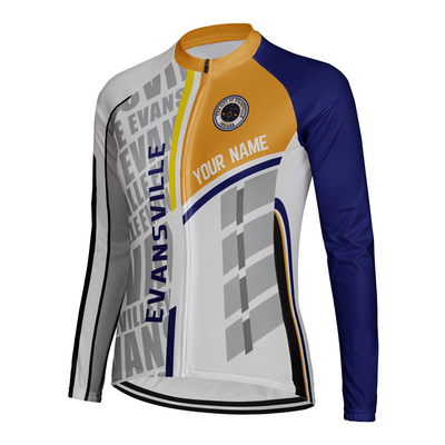 Customized Evansville Women's Cycling Jersey Long Sleeve