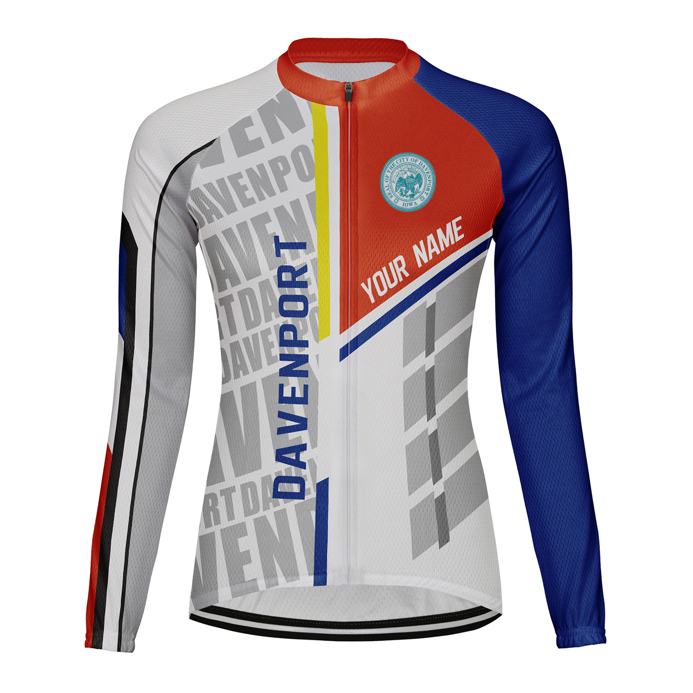Customized Davenport Women's Cycling Jersey Long Sleeve