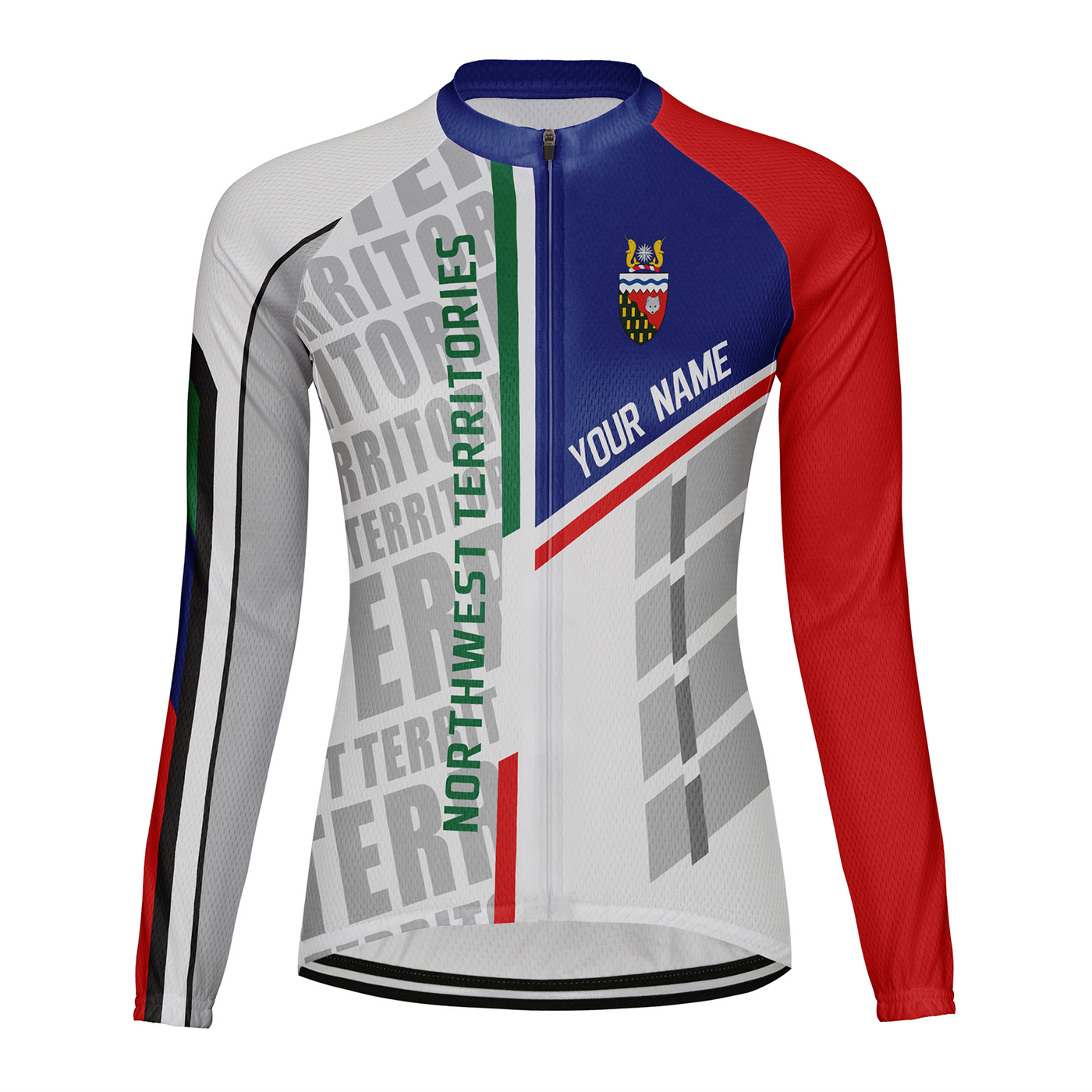 Customized Northwest Territories Women's Cycling Jersey Long Sleeve