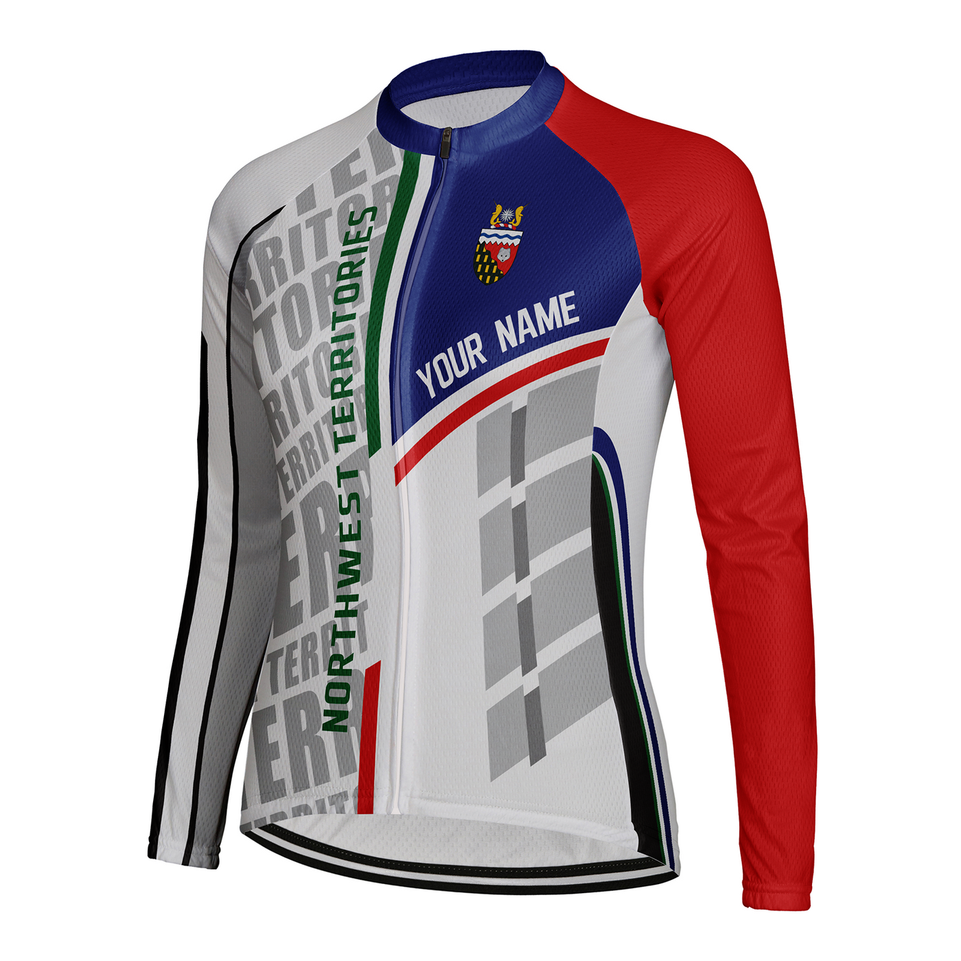 Customized Northwest Territories Women's Cycling Jersey Long Sleeve