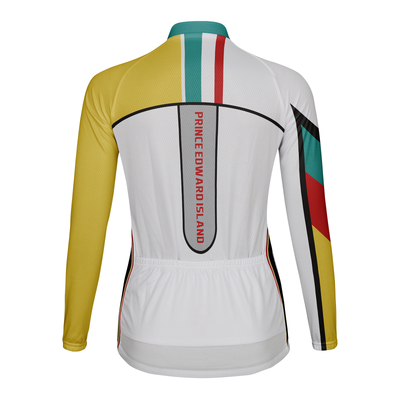 Customized Prince Edward Island Women's Cycling Jersey Long Sleeve