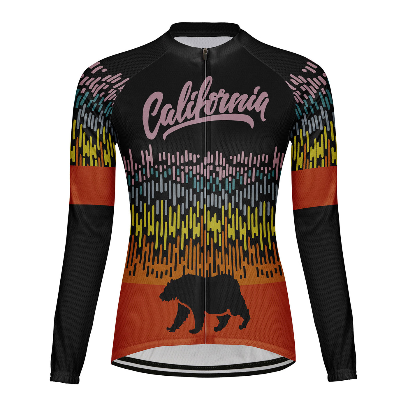 Customized California Women's Cycling Jersey Long Sleeve