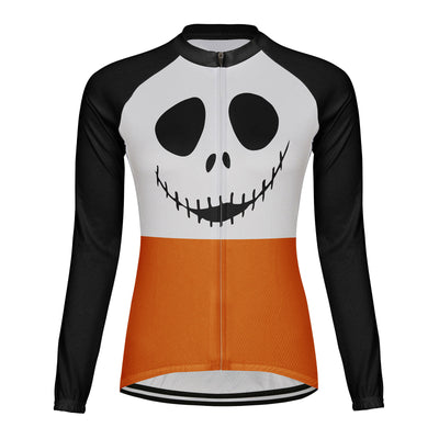 Customized Halloween Women's Cycling Jersey Long Sleeve