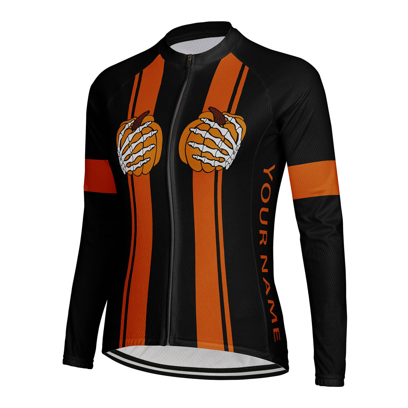 Customized Halloween Women's Cycling Jersey Long Sleeve