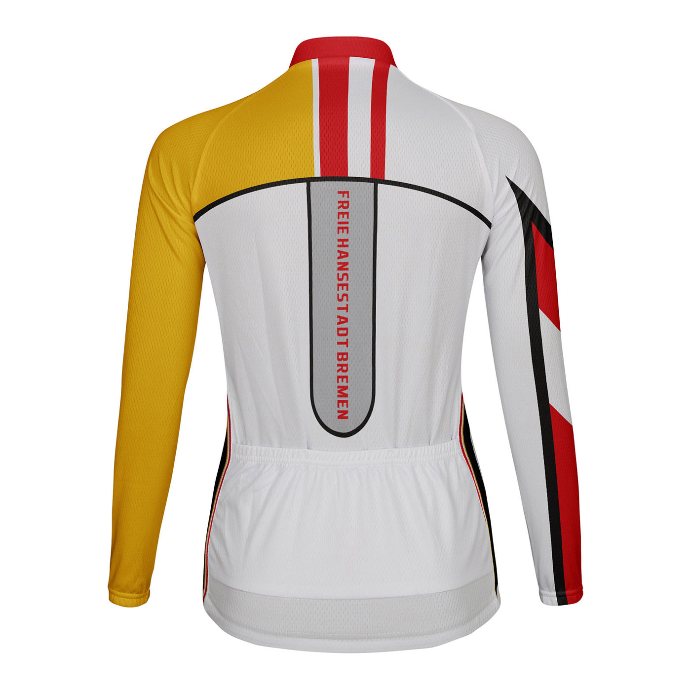 Personalized Freie Hansestadt Bremen Women's Winter Thermal Fleece Cycling Jersey Long Sleeve