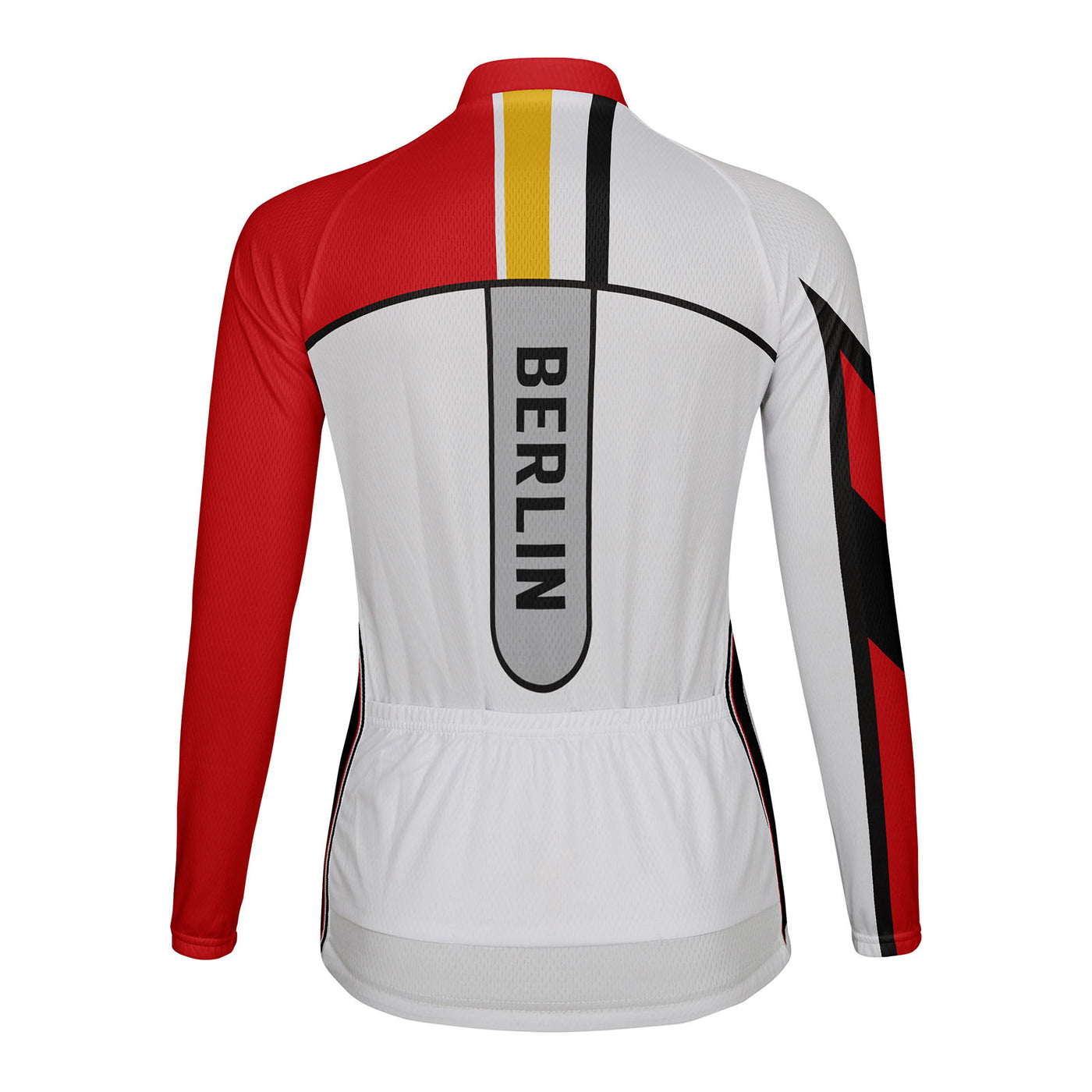 Personalized Berlin Women's Winter Thermal Fleece Cycling Jersey Long Sleeve