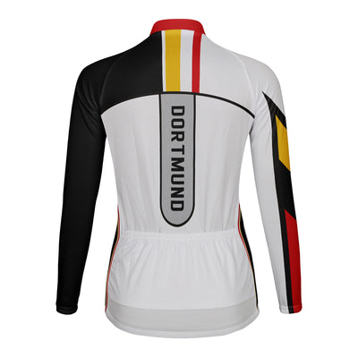 Personalized Dortmund Women's Winter Thermal Fleece Cycling Jersey Long Sleeve