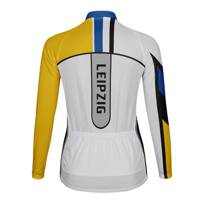 Personalized Leipzig Women's Winter Thermal Fleece Cycling Jersey Long Sleeve