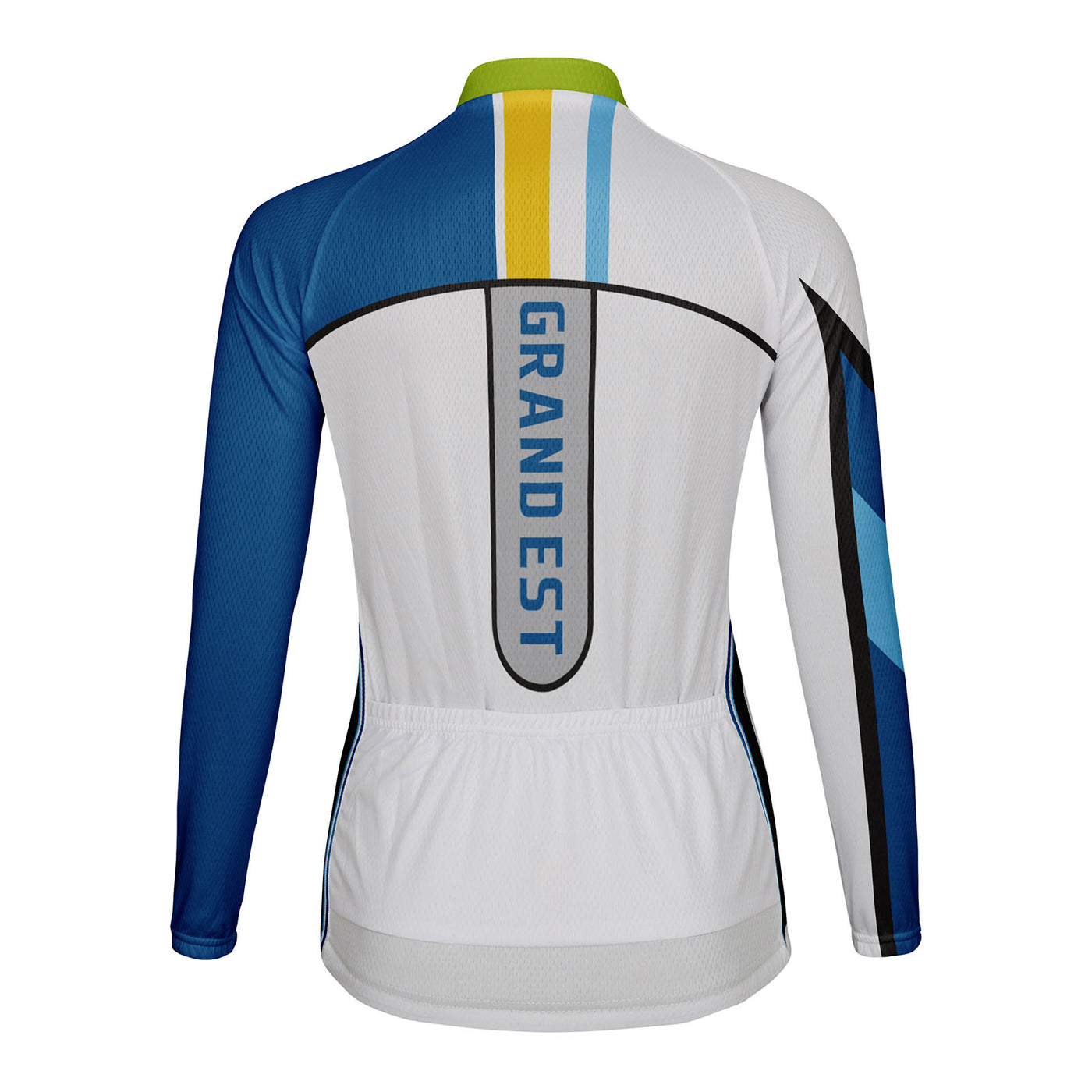 Personalized Grand Est Women's Winter Thermal Fleece Cycling Jersey Long Sleeve