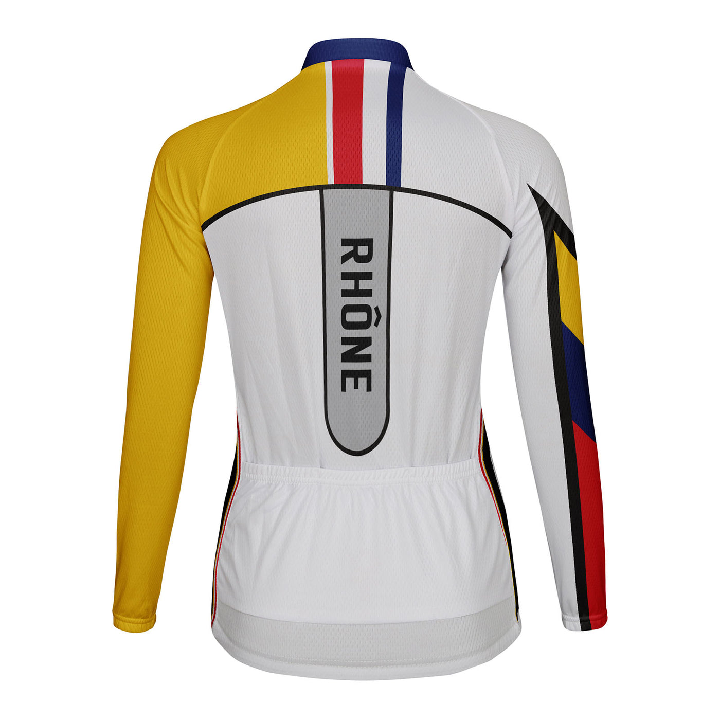Personalized Rhône Women's Winter Thermal Fleece Cycling Jersey Long Sleeve