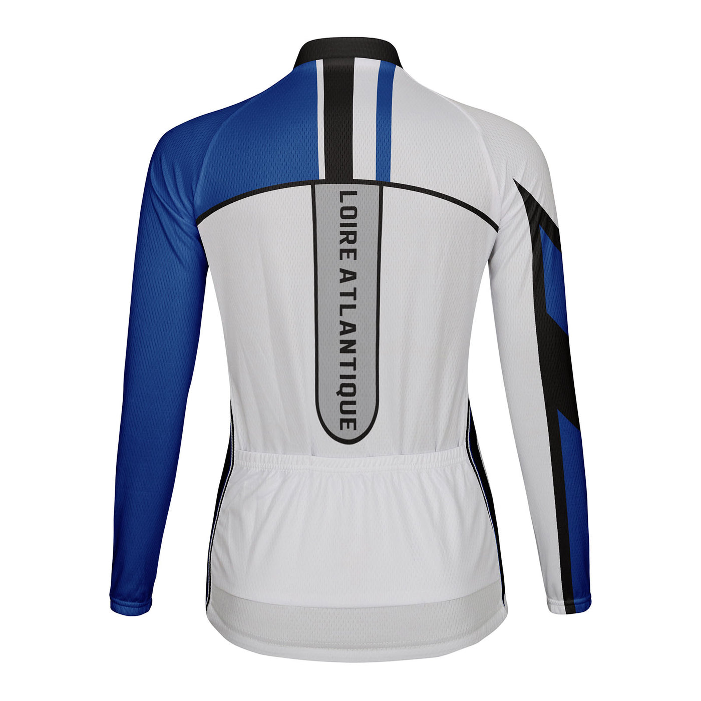 Personalized Loire Atlantique Women's Winter Thermal Fleece Cycling Jersey Long Sleeve