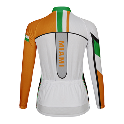 Customized Miami Women's Cycling Jersey Long Sleeve