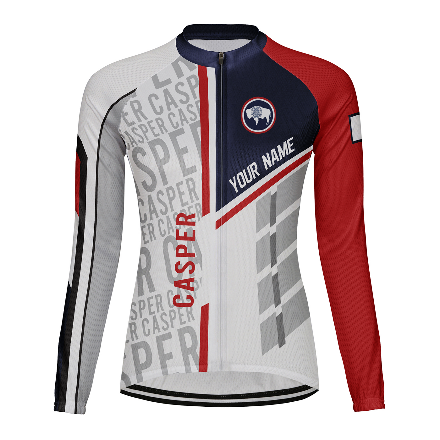 Customized Casper Women's Cycling Jersey Long Sleeve