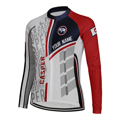 Customized Casper Women's Cycling Jersey Long Sleeve