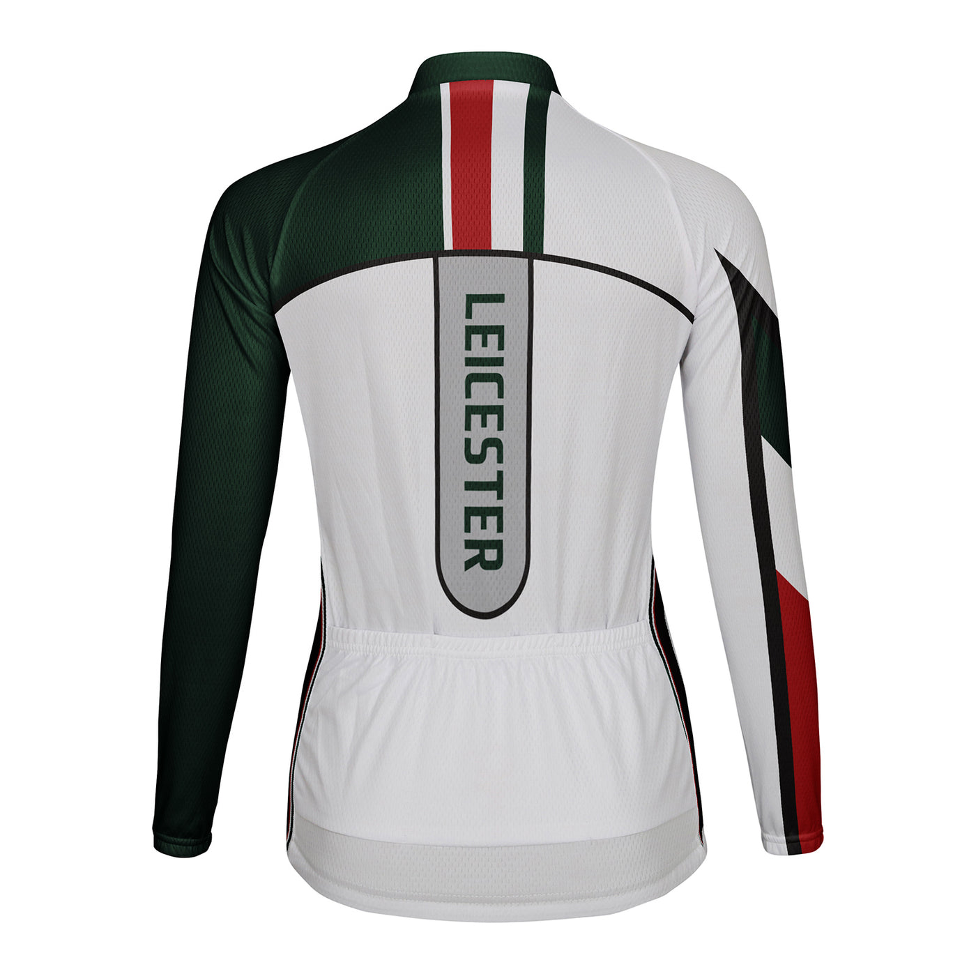 Personalized Leicester Women's Winter Thermal Fleece Cycling Jersey Long Sleeve