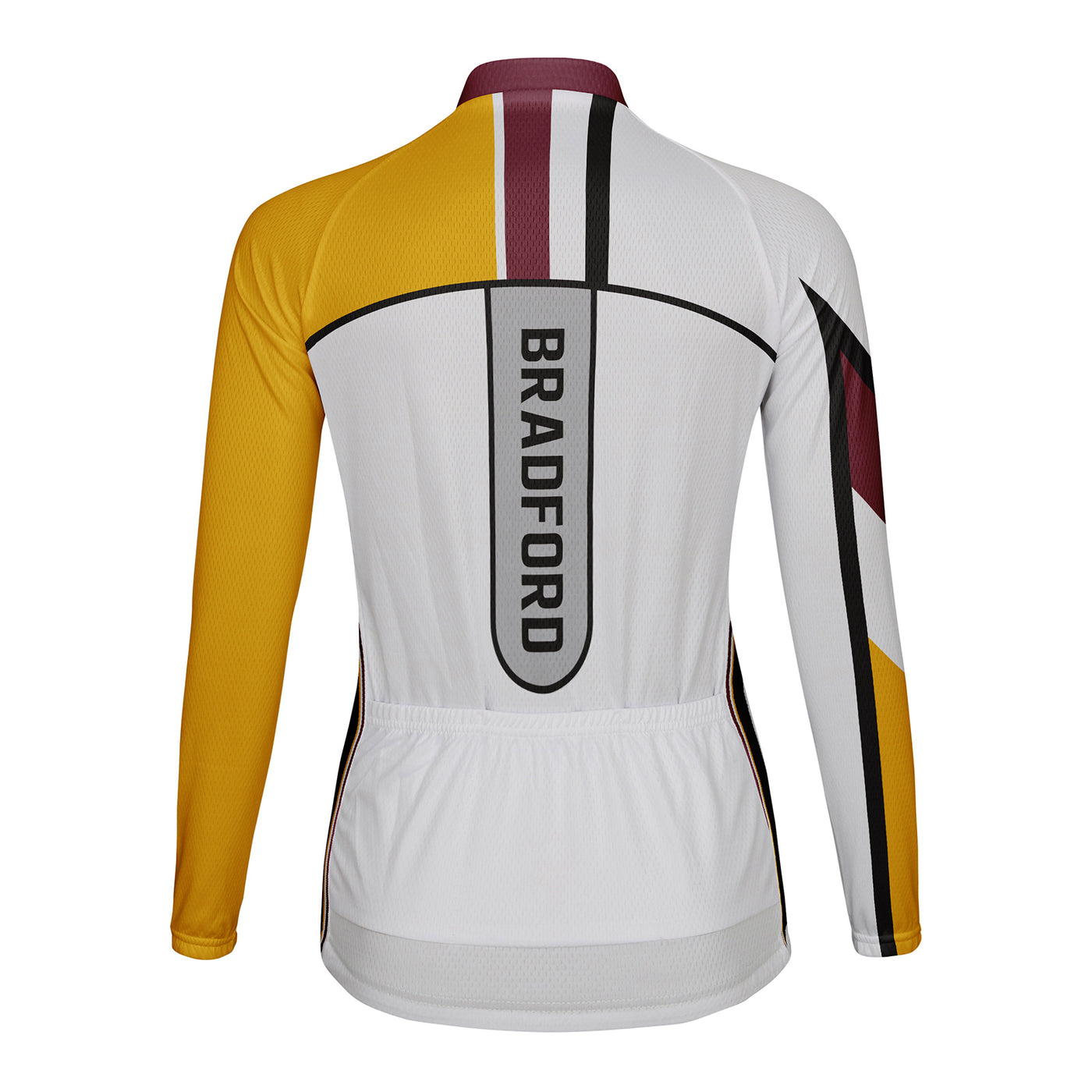 Personalized Bradford Women's Winter Thermal Fleece Cycling Jersey Long Sleeve