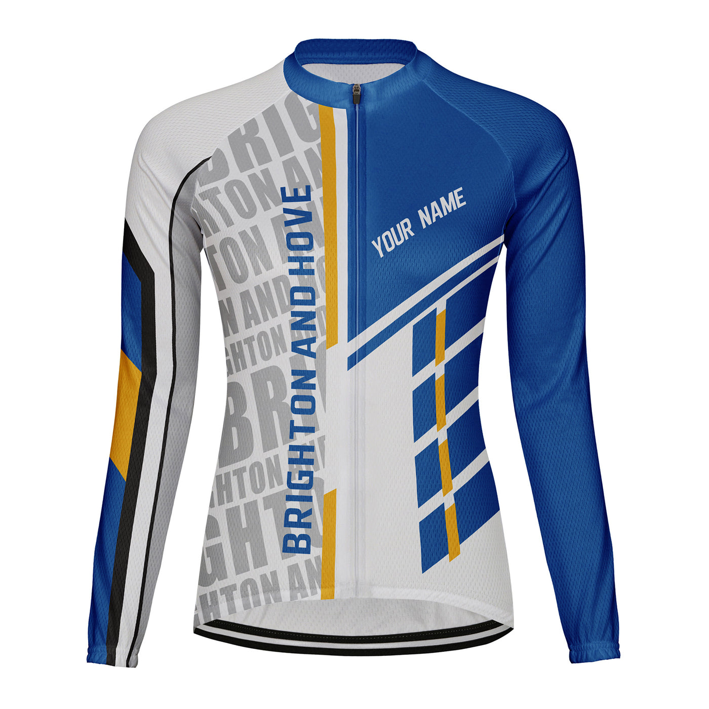 Personalize Brighton and Hove Women's Cycling Jersey Long Sleeve