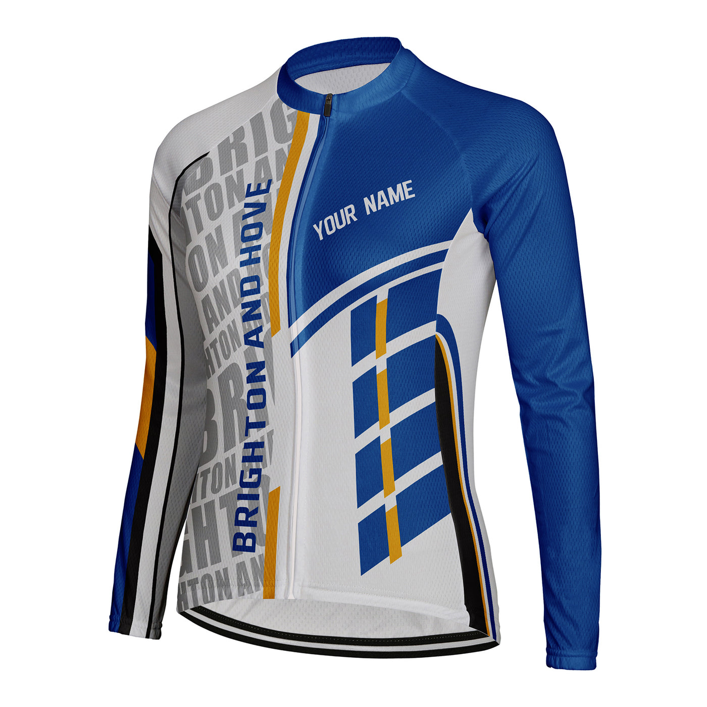 Personalize Brighton and Hove Women's Cycling Jersey Long Sleeve
