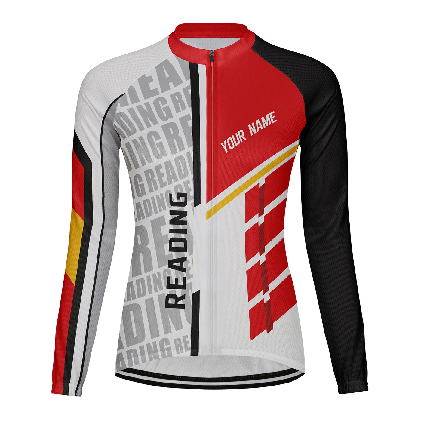 Personalize Reading Women's Cycling Jersey Long Sleeve