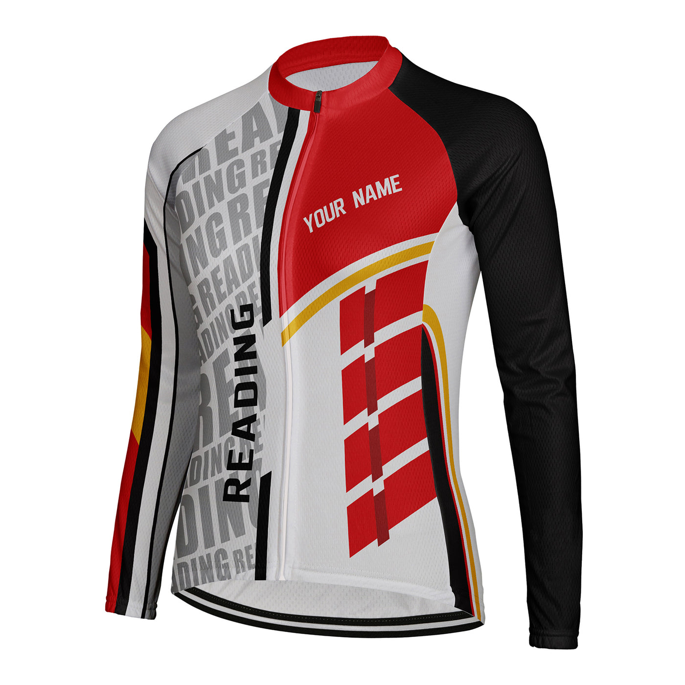 Personalize Reading Women's Cycling Jersey Long Sleeve