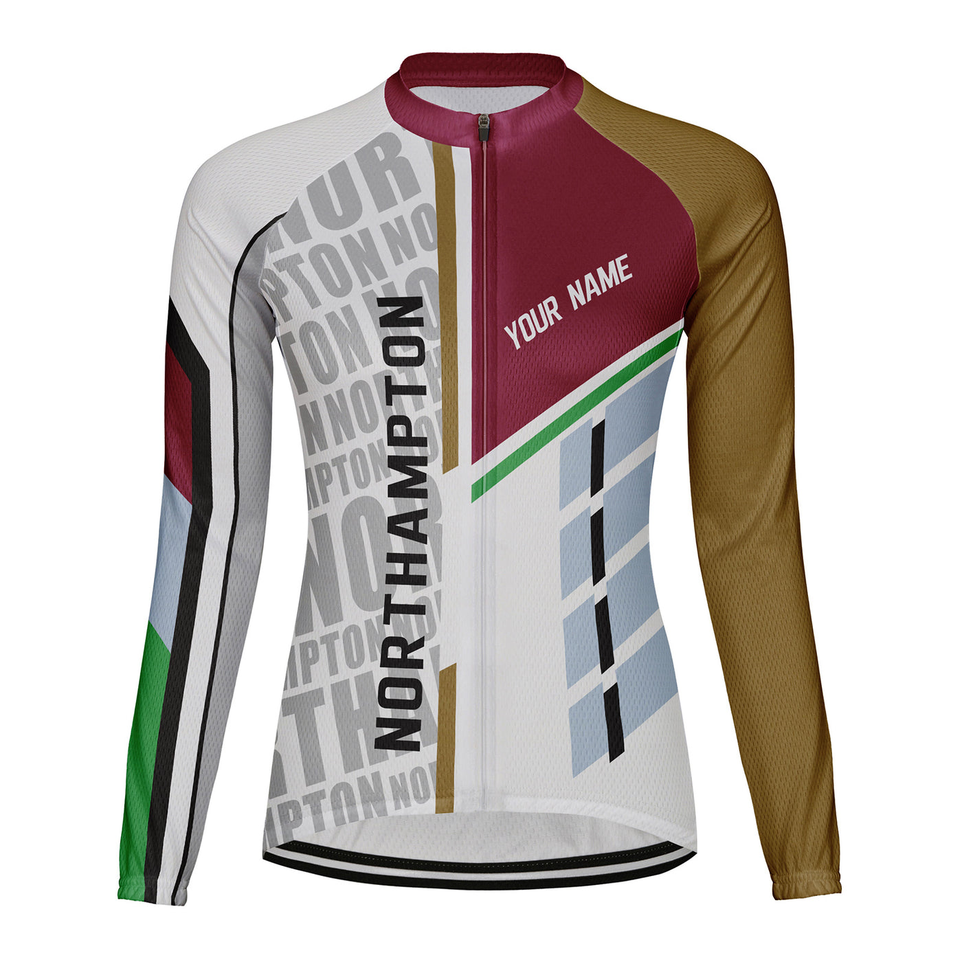 Personalize Northampton Women's Cycling Jersey Long Sleeve
